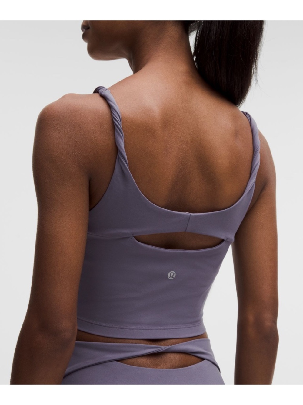 Lululemon Align Twist Strap Cropped Tank Top. Padded. Light Support. XL